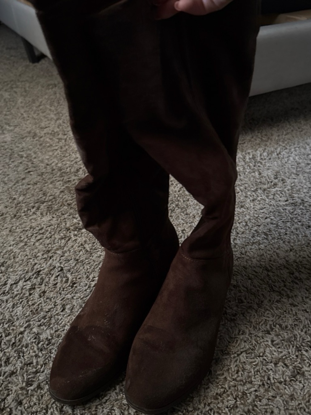 Target Dark Brown Over-the-Knee Suede Boots